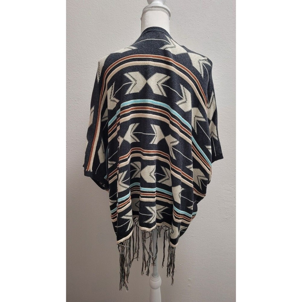 Double Zero Womens Medium Aztec Southwestern Card… - image 3